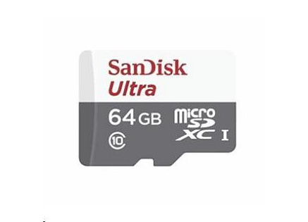 Sandisk MicroSDXC karta 64GB Ultra (80MB/s, Class 10 UHS-I, Android)