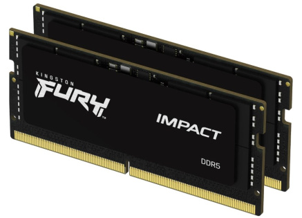 KINGSTON SODIMM DDR5 32GB (Kit of 2) 6400MT/s CL38 FURY Impact XMP