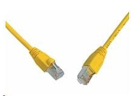 Solarix Patch kabel CAT5E SFTP PVC 2m žlutý snag-proof C5E-315YE-2MB