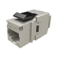 Solarix 10G Keystone CAT6A STP černý SXKJ-10G-STP-BK-NA