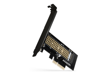AXAGON PCEM2-N, PCIe x4 - M.2 NVMe M-key slot adaptér, vč. LP