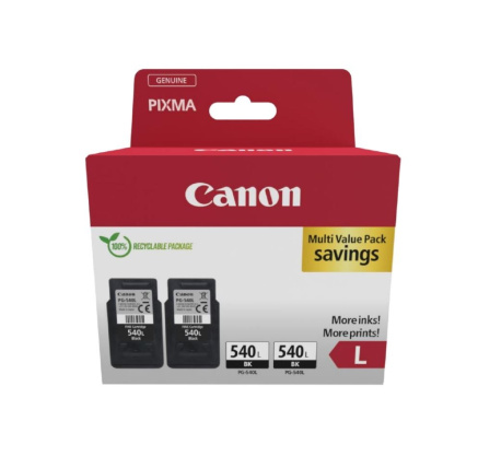 Canon CARTRIDGE PG-540L TWIN černá pro Pixma MG 2150,2250,3150,3250,3550,4150,4250, MX 455,475,515(2x300 str.) Canon CARTRIDGE PG-540L TWIN černá pro Pixma MG 2150,2250,3150,3250,3550,4150,4250, MX 455,475,515(2x300 str.)