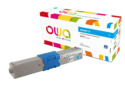 ARMOR toner pro Oki C332, MC363 (46508715), modrá/cyan, 1500 str