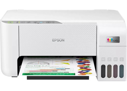EPSON tiskárna ink EcoTank L3276, 5760x1440dpi, A4, 33ppm, USB, Wi-Fi, bílá,Záruka 5 let  po registraci zdarma
