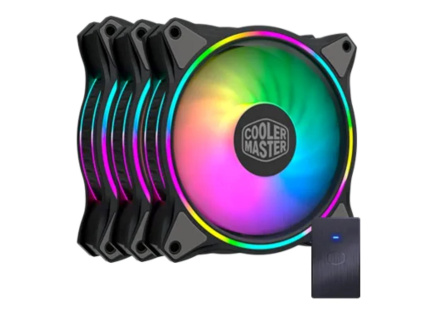 Cooler Master ventilátor MasterFan MF120 Halo 3in1, 3x120mm, ARGB, černá Cooler Master ventilátor MasterFan MF120 Halo 3in1, 3x120mm, ARGB, černá