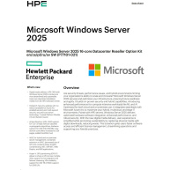 HPE Windows Server 2025 16-core Datacenter Reseller Option Kit (CZ EN Russia Pol Swe)