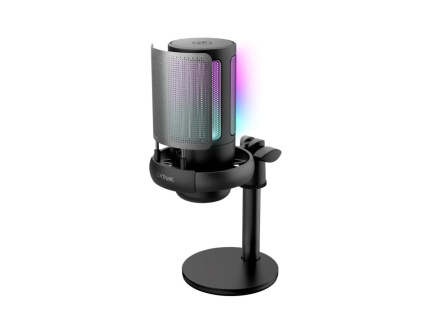 TRUST mikrofon GXT238 Auron, USB-C, RGB, černá
