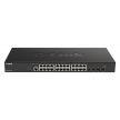 D-Link DXS-1210-28T Smart Managed 10G Switch 24x 10GBase-T ports, 4x 10G/25G SFP28 ports