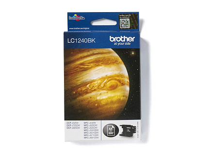 BROTHER INK LC-1240BK, černý inkoust (až 600 stran) BROTHER INK LC-1240BK, černý inkoust (až 600 stran)