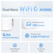 TP-Link Deco PX50(2-pack) WiFi6 Powerline Mesh (AX3000,2,4GHz/5GHz,3xGbELAN/WAN)