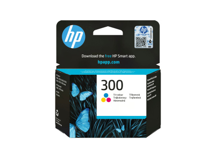 HP 300 Tri-color Ink Cart, 4 ml, CC643EE (165 pages) HP 300 Tri-color Ink Cart, 4 ml, CC643EE (165 pages)
