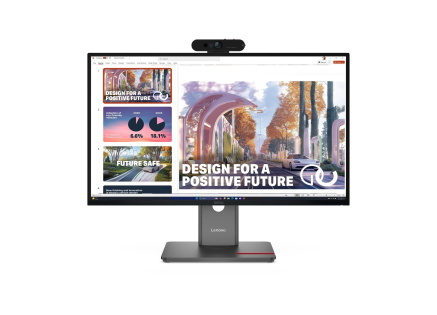 LENOVO LCD P27QD-40+MC60 - 27",ECO-IPS,16:9,2560x1440,120Hz,350cd/m2,1500:1,4ms,HDMI,DP,DPout,DC,USBHub,USB-C,RJ45,Pivot