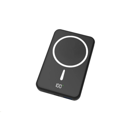 WG - Power Bank 10000 mAh, bezdrátová 15W + PD 20W + QC 3.0 22,5W, černá