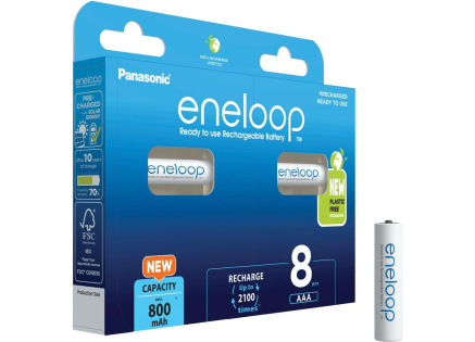PANASONIC HR03 AAA 4MCCE/8BE ENELOOP N, 800 mAh (Blistr 8ks) PANASONIC HR03 AAA 4MCCE/8BE ENELOOP N, 800 mAh (Blistr 8ks)