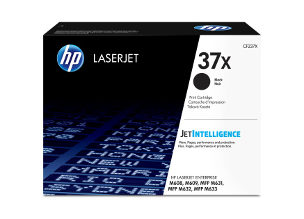 HP 37X High Yield Black Original LaserJet Toner Cartridge (CF237X) (25,000 pages)