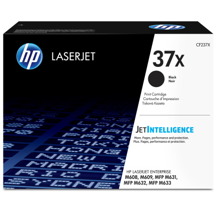 HP 37X High Yield Black Original LaserJet Toner Cartridge (CF237X) (25,000 pages) HP 37X High Yield Black Original LaserJet Toner Cartridge (CF237X) (25,000 pages)