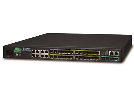 Planet switch SGS-6341-16S8C4XR, Switch, L3, 8x 1000Base-T, 24x 1Gb SFP, 4x 10Gb SFP+, Web/SNMP, ACL, QoS, IGMP,IP stack