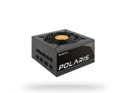 CHIEFTEC zdroj Polaris Series, PPS-750FC, 750W, ATX-12V V.2.4, PS2, 12cm fan, Active PFC, Modular, 80+ Gold