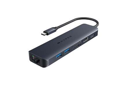 Hyper® EcoSmart™ Gen.2 USB-C 7-in-1 Hub 100W PD Pass-thru