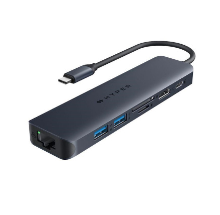 Hyper® EcoSmart™ Gen.2 USB-C 7-in-1 Hub 100W PD Pass-thru