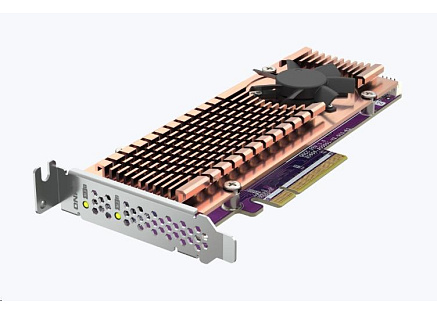 QNAP QM2-2P-384A rozšiřující karta 2xM.2 NVMe 2280/22110 PCIe Gen3x4 pro PC i NAS QNAP QM2-2P-384A rozšiřující karta 2xM.2 NVMe 2280/22110 PCIe Gen3x4 pro PC i NAS