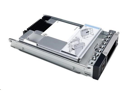 DELL 800GB SSD up to SAS 24Gbps ISE MU 512e 2.5in with 3.5in HYB CARR 3WPD CK