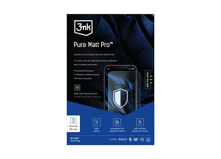 3mk All-Safe - AIO fólie Pure Matt Pro Phone Full Wet Fitting 25 pcs