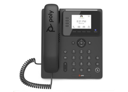 Poly CCX 350 firemní multimediální telefon, Microsoft Teams, PoE