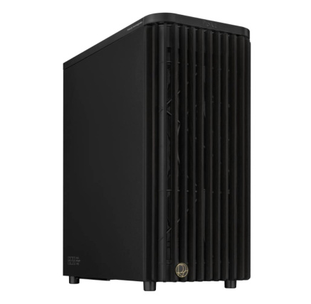 ASUS case PROART PA401 WOOD METAL, Mid Tower, ATX, 1xUSB-C Gen2x2, 2xUSB 3.0, 2x 160mm Fan, 1x 120mm Fan, černá