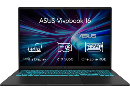 ASUS NTB V16 (V3607VM-RP013), Core 5 210H, 16" 1920 x 1200, 32GB, 1TB SSD, RTX 5060, No OS, Black