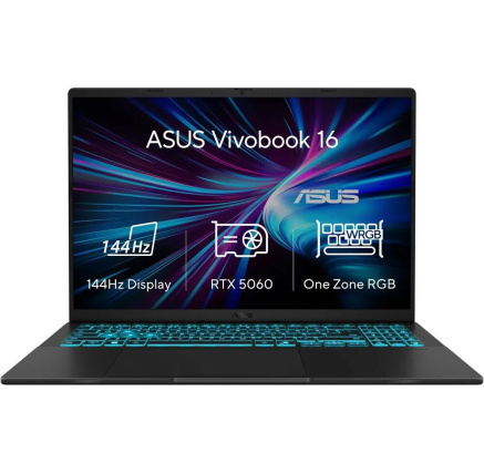 ASUS NTB V16 (V3607VM-RP013), Core 5 210H, 16" 1920 x 1200, 32GB, 1TB SSD, RTX 5060, No OS, Black