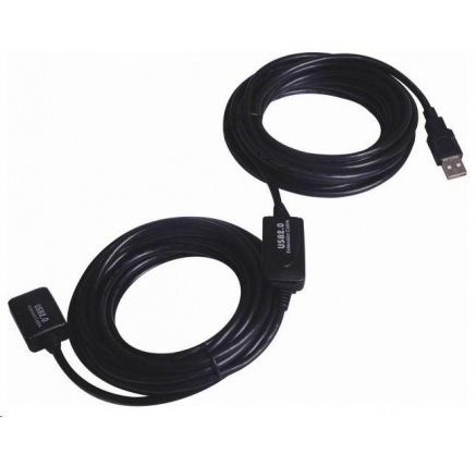 PREMIUMCORD PremiumCord USB 2.0 repeater a prodlužovací kabel A/M-A/F 20m PREMIUMCORD PremiumCord USB 2.0 repeater a prodlužovací kabel A/M-A/F 20m