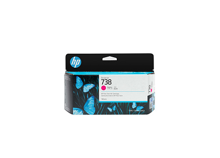 HP 738 130-ml Magenta DesignJet Ink Cartridge