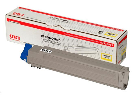 Oki Toner Žlutý do C9600/C9650/C9800/C9850/C9800MFP/C9850MFP (15k)