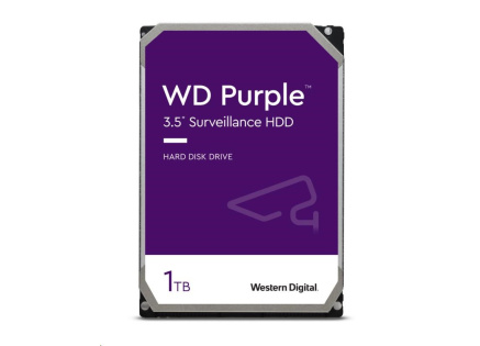 WD PURPLE WD11PURZ 1TB, SATA III 3.5", 64MB 5400RPM, 110MB/s, Low Noise, CMR WD PURPLE WD11PURZ 1TB, SATA III 3.5", 64MB 5400RPM, 110MB/s, Low Noise, CMR