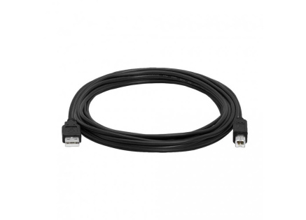 WG Datový kabel USB-A (male) to USB-B (male) / 5m / black