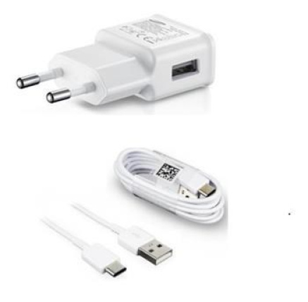 Samsung síťová nabíječka EP-TA200EWE + EP-DG970BWE, USB-C, 15W, bílá - bulk Samsung síťová nabíječka EP-TA200EWE + EP-DG970BWE, USB-C, 15W, bílá - bulk