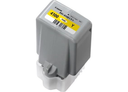 CANON Zásobník inkoustu PFI-4100 pro imagePROGRAF PRO-1100, Yellow (80ml)