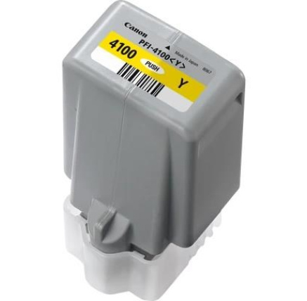 CANON Zásobník inkoustu PFI-4100 pro imagePROGRAF PRO-1100, Yellow (80ml)
