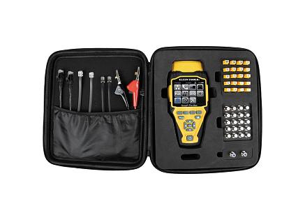 KLEIN TOOLS - VDV Scout® Pro Max Tester s přijímačem Set - 20x RJ45, 20x F-konektor