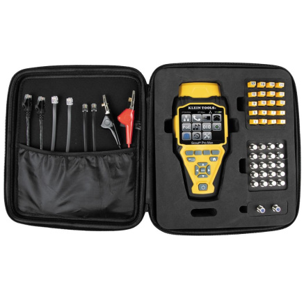 KLEIN TOOLS - VDV Scout® Pro Max Tester s přijímačem Set - 20x RJ45, 20x F-konektor