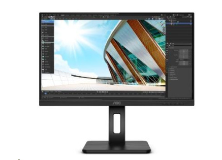 AOC MT IPS LCD WLED 23,8" Q24P2Q - IPS panel, 2560x1440, D-Sub, HDMI, DP, USB, repro, pivot
