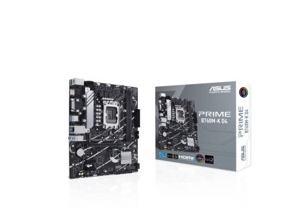 ASUS MB Sc LGA1700 PRIME B760M-K DDR4, Intel B760, 2xDDR4, 1xHDMI, 1xVGA, mATX