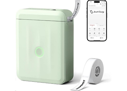 Niimbot Tiskárna štítků D110-M Smart, zelená + role štítků 160 ks