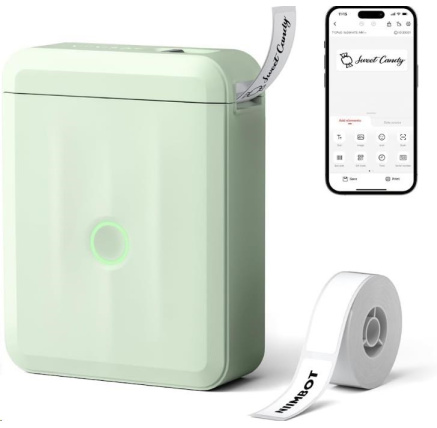 Niimbot Tiskárna štítků D110-M Smart, zelená + role štítků 160 ks Niimbot Tiskárna štítků D110-M Smart, zelená + role štítků 160 ks