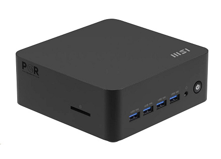 MSI PC Cubi Z AI 8M-004BEU, R9 8945HS, N/A, N/A SSD, N/A, No OS, Black