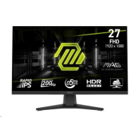 MSI LCD MAG 272F, 27", IPS, FHD, 200Hz, 0,5ms, Black
