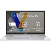 ASUS NTB Vivobook 15 (X1504VA-BQ4155W), Core 5 120U, 15.6" 1920 x 1080, 8GB, 512GB SSD, Intel, W11 Home, Silver