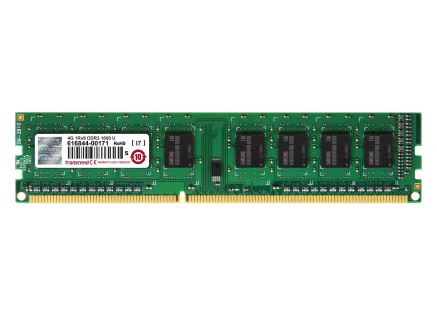 TRANSCEND DIMM DDR3 4GB 1600MHz 1Rx8 CL11