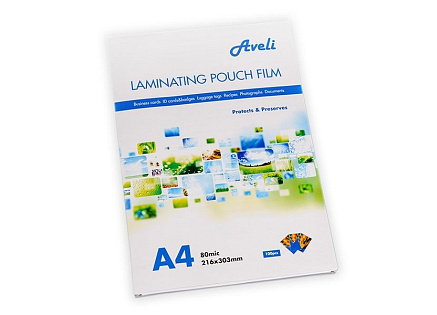 Laminovací fólie-kapsy A4/160mic (2x80), lesklé